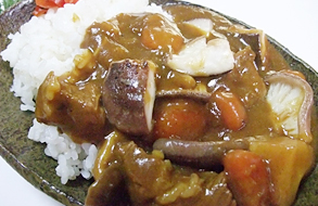 しいたけ入りきのこカレー